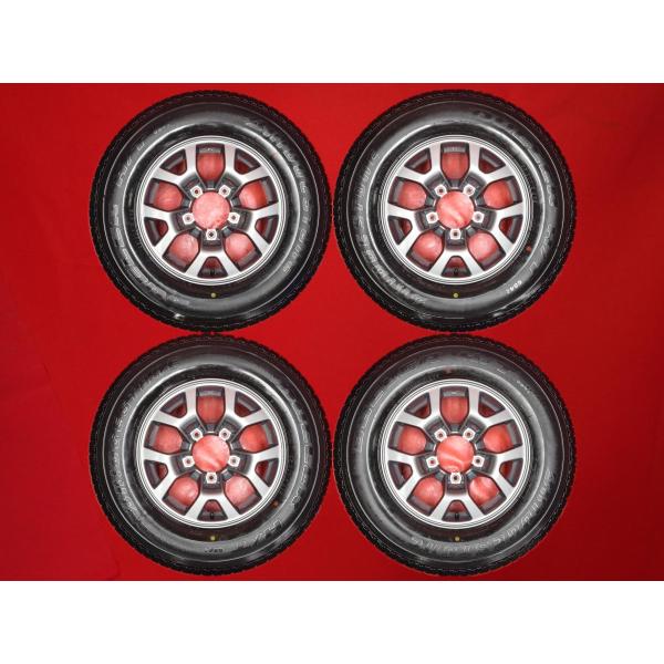 ●送料込ジムニー シエラ JB74W 純正15インチタイヤホイールセット● スズキ SUZUKI ジムニー シエラ JB74W 純正 15インチ ホイール 4本