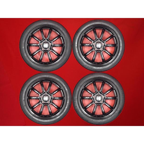 ESTROSA 18インチ ホイール 良山 タイヤ付 ESTROSA ブラック 黒 7.5J 18インチ PCD114.3 5穴 +55