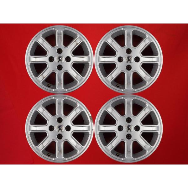 激安 中古 4本セット】 プジョー 1007 純正 アルミホイール 16インチ  