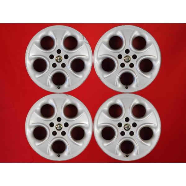 中古/極美品/希少】アルファロメオ 17インチ純正アルミホイール4本 