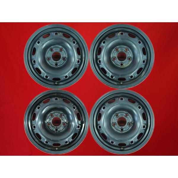 激安 4本セット】フォルクスワーゲン VW ポロ 9N系 純正 スチール 鉄