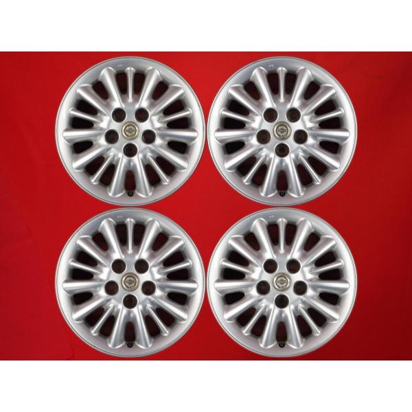 【 激安 中古 4本セット 】 クライスラー グランドボイジャー 純正 アルミ ホイール 16インチ 6.5J インセット+40 PCD114.3 5穴 cc1