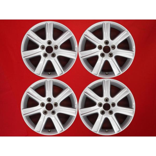 【 激安 中古 4本セット 】 レクサス ES350 40系 純正 アルミホイール 17インチ 7J インセット+45 PCD114.3 5穴 ハブ径Φ60 c