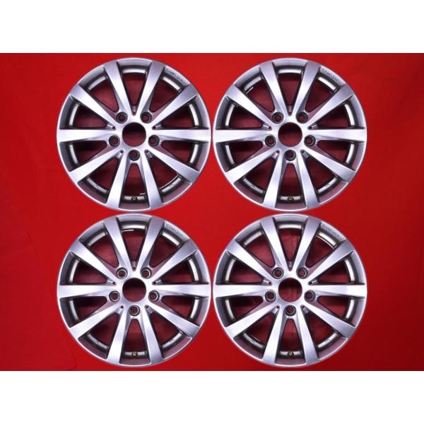 に　チームスパルコ　エンケイ製　クリムゾン　極美品　7J16　4本　PCD120 BMWに チームスパルコ エンケイ製 クリムゾン 極美品 7J16 4本 PCD120