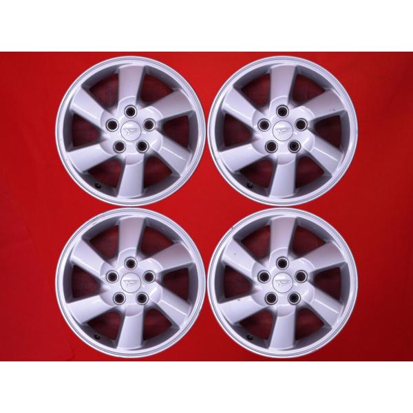 【 激安 中古 4本セット 】 ダイハツ ビーゴ 純正 アルミホイール 16インチ 6J インセット+50 PCD114.3 5穴 ハブ径Φ66.5 cc16