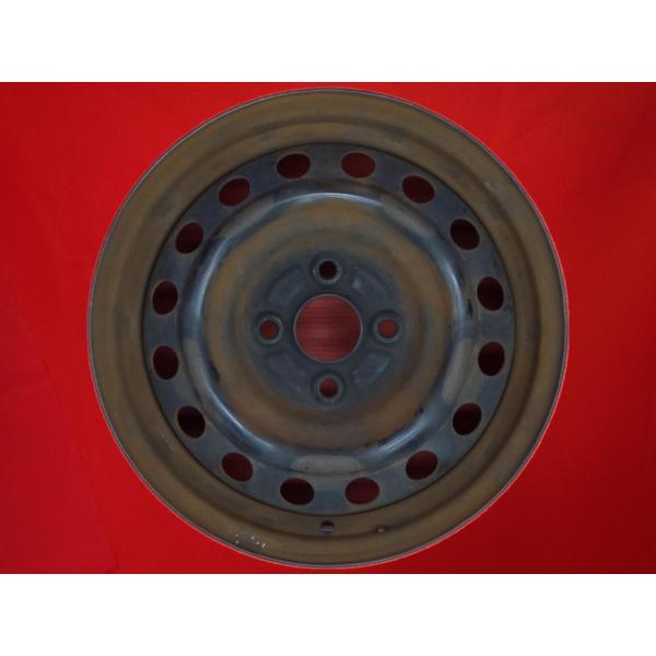 トヨタ純正 旧ポルテ 旧シエンタ 14インチスチールホイール ブラック色 4本 トヨタ純正 旧ポルテ 旧シエンタ 14インチスチールホイール