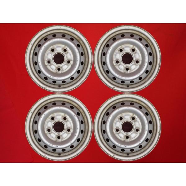 INKO 13インチホイール 5穴シルバー タウンエース純正　計4本 HOT STUFF タウンエース等 14インチ 5穴 114.3 5J バイソン BN