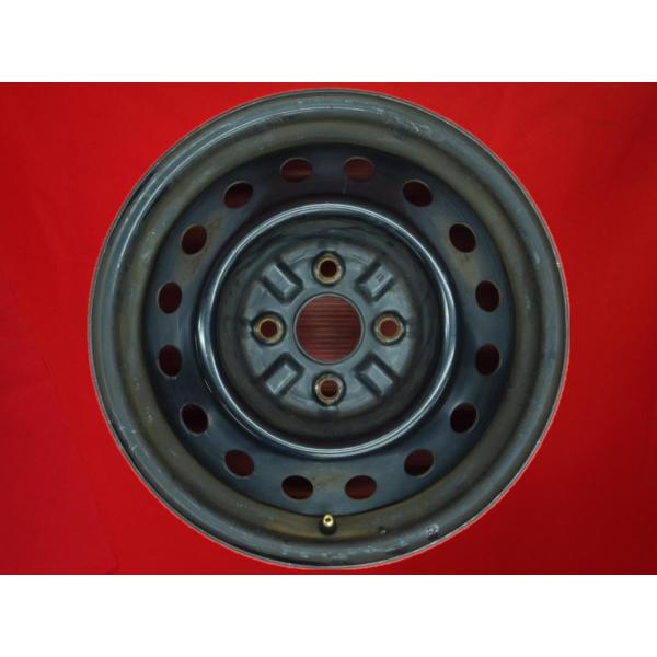 激安 単品1本】トヨタ ファンカーゴ 純正 スチールホイール 鉄ホイール