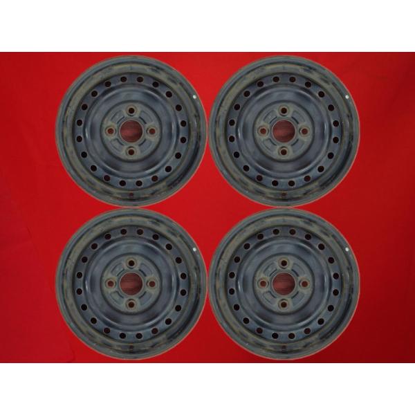 中古スチールホイール13X4.5　4/100　35　トヨタパッソ純正（VM)4本 中古スチールホイール13X4.5 4/100 35 トヨタパッソ純正（VM)4本