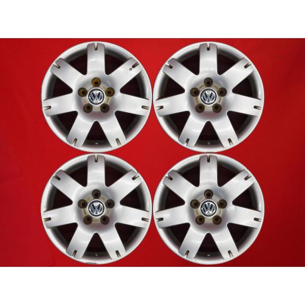 激安 4本セット】フォルクスワーゲン VW パサート 3B系 純正 アルミ