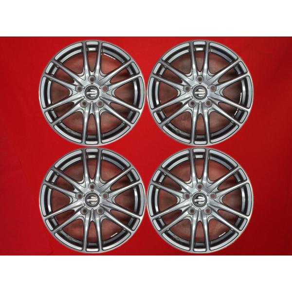 激安 4本セット】6Wスポーク アルミホイール 中古品 16インチ 6.5J +53