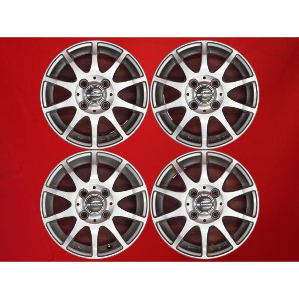 激安 4本セット】10スポークタイプ 軽自動車用 アルミホイール 中古品