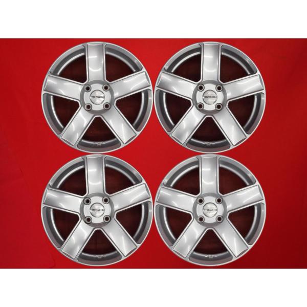 中古アルミ16x6.5 PCD108 プジョー308などに 激安 4本セット】プジョー 206 純正 5スポーク アルミホイール 中古品