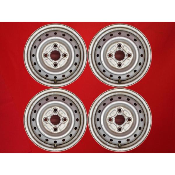 激安 4本セット】キャリイ/スクラム 純正 スチールホイール 鉄ホイール