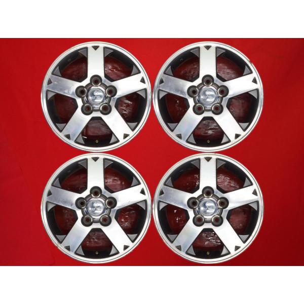 激安 4本セット】三菱 パジェロミニ 純正 アルミホイール 中古品 15 