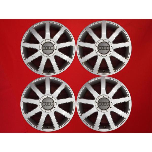 【激安 4本セット】アウディ A4 8E系 Sライン 純正 アルミホイール 中古品 17インチ 7.5J +43 PCD112 5穴 ハブ径Φ57 8E0601