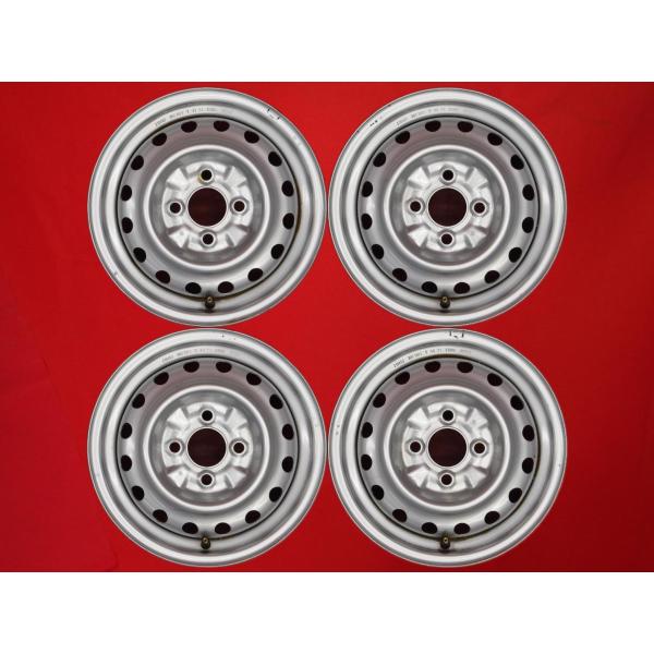 日産　スチールホイール12インチ純正品×4本 激安 4本セット】日産 ADバン Y12 純正 スチール 鉄ホイール 鉄チン
