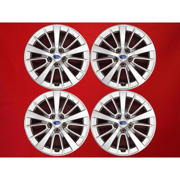 中古アルミ16x6.5スバル純正アルミ4本セット レガシィ、インプレッサなどに 激安 4本セット】スバル インプレッサ GT系/GK系 純正 アルミホイール