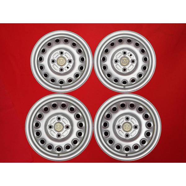 希少品 4本セット】ホンダ ビート PP1 純正 スチール 鉄ホイール 鉄