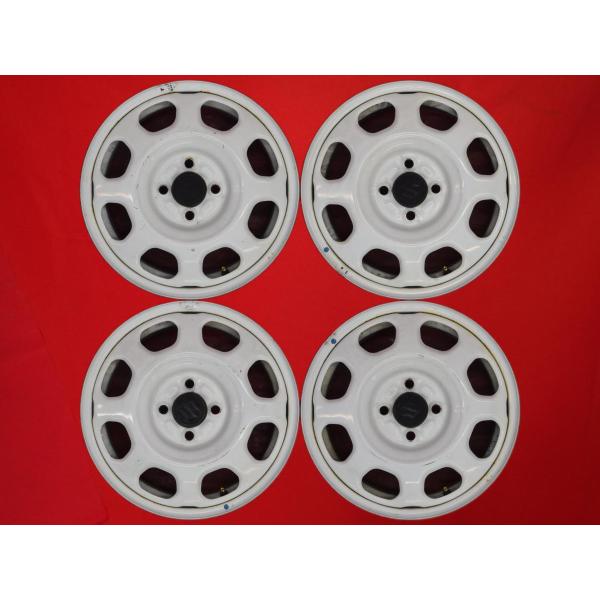 激安 4本セット】スズキ ハスラー 純正 スチール 鉄ホイール 鉄チン