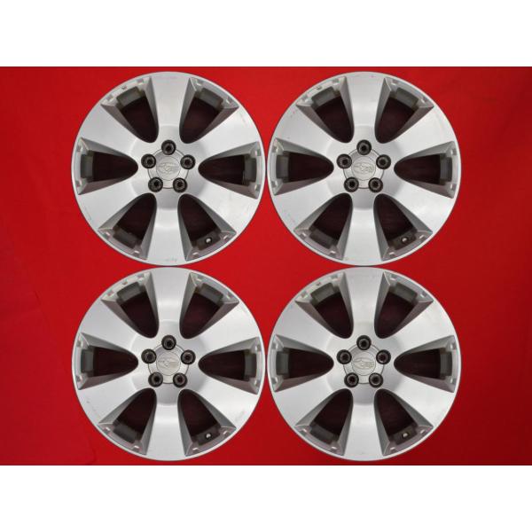 【激安 4本セット】スバル レガシィアウトバック BR系 純正 アルミホイール 中古品 17インチ 7J インセット+48 PCD100 5穴 ハブ径Φ56 c