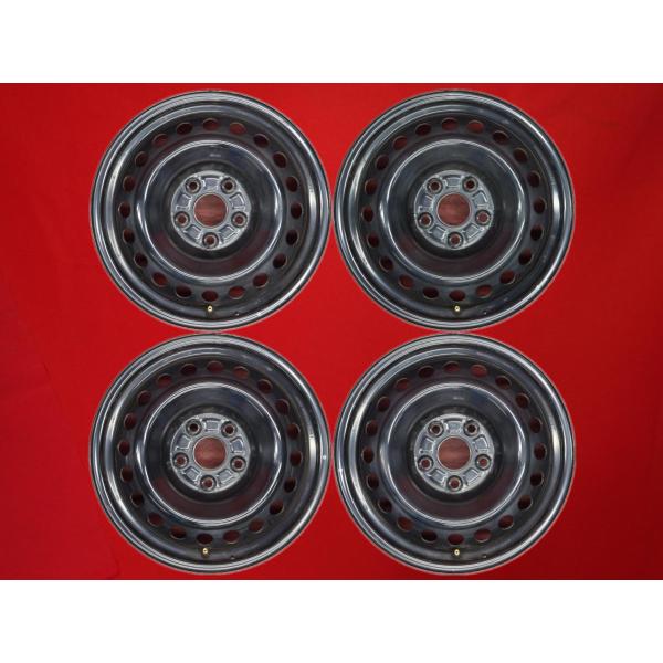 激安 4本セット】トヨタ ノア 90系 純正 スチール 鉄ホイール 鉄チン