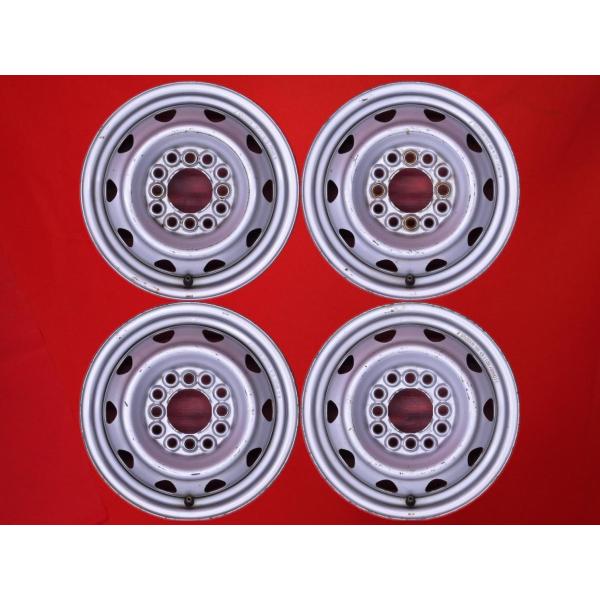 激安 4本セット】キャロウィン マルチPCD スチール 鉄ホイール 鉄チン