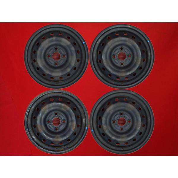 激安 4本セット】スズキ 純正 スチール 鉄ホイール 鉄チン 中古品 15