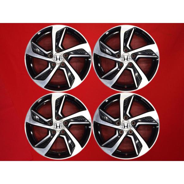 【激安 4本セット】ホンダ オデッセイ RC系 アブソルート 純正 アルミホイール 中古品 17インチ 7J +55 PCD114.3 5穴 ハブ径Φ64 cc