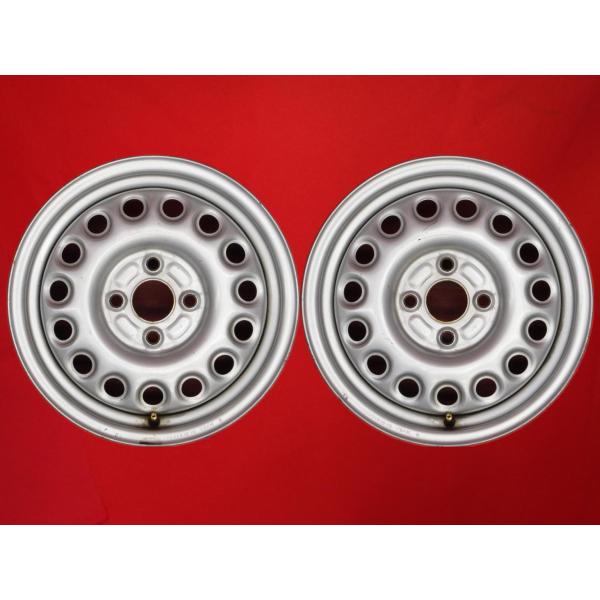 後輪/リア用 2本SET】ホンダ ビート PP1 純正 スチール 鉄ホイール 鉄