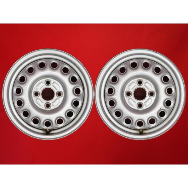 後輪/リア用 2本SET】ホンダ ビート PP1 純正 スチール 鉄ホイール 鉄