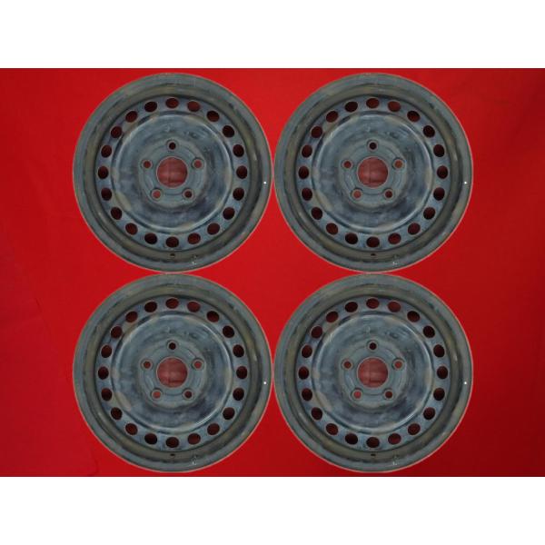 中古ホイール15x5.5フリード純正4本セットキャップ付き15インチスチール 激安 4本セット】ホンダ フリード GB5系 純正 スチール 鉄ホイール 鉄