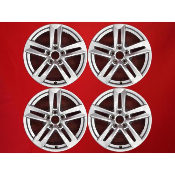 【激安 4本SET】アウディ A4 8W系 純正 5エアロスポーク アルミホイール 中古品 17インチ 7J +42 PCD112 5穴 ハブ径Φ66.5 8W