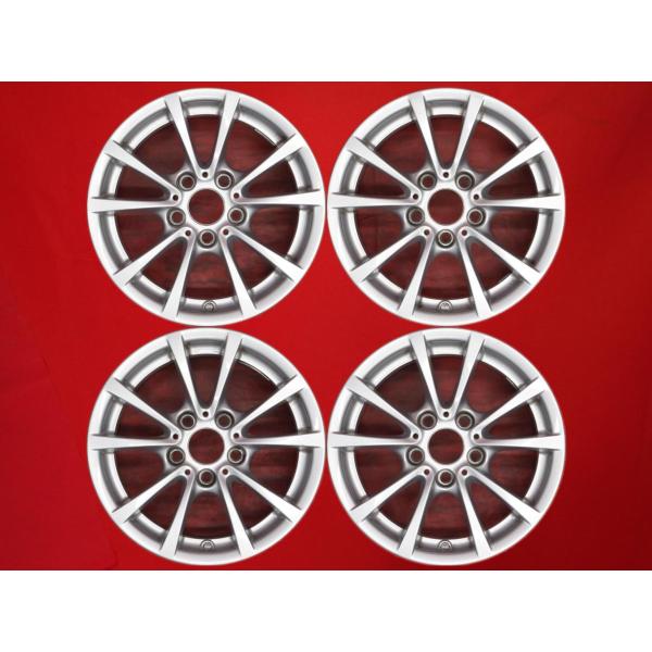 【激安 4本SET】BMW 3シリーズ F30 Vスポークスタイリング390 アルミホイール 中古品 16inch 7J +31 PCD120 5穴 ハブ径Φ7