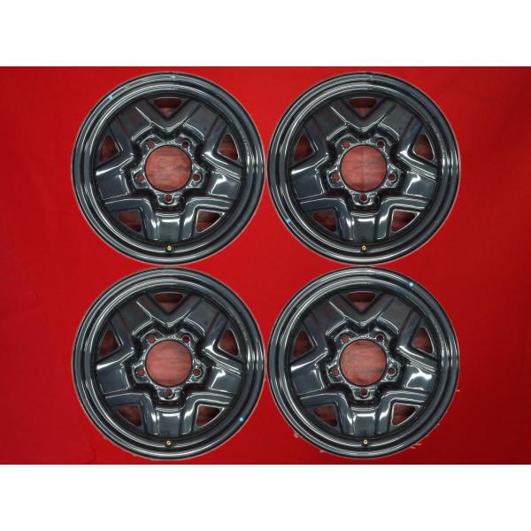 スズキジムニー新車外し純正ホイール16×5.5Jスチールホイール　1本 新車外し品 4本セット】スズキ ジムニー JB64W 純正 スチール 鉄