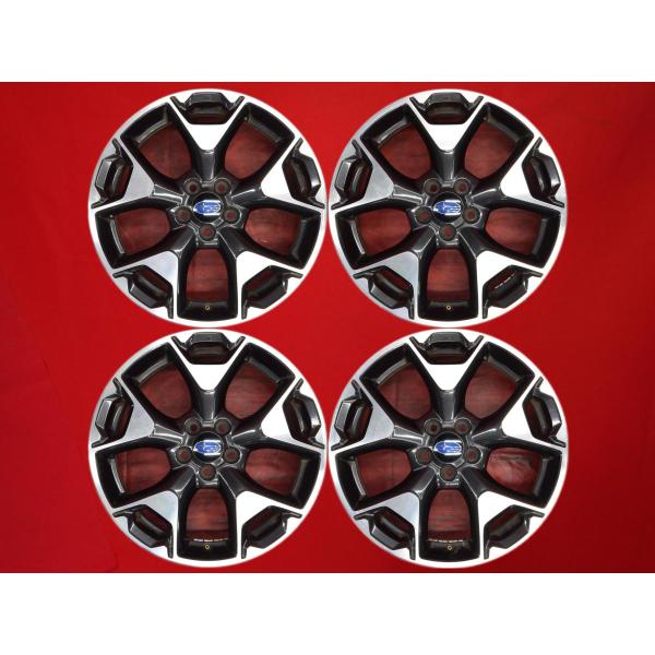 【激安 4本セット】スバル XV GT系 純正 5Wスポーク アルミホイール 中古品 17インチ 7J インセット+55 PCD100 5穴 ハブ径Φ56 cc