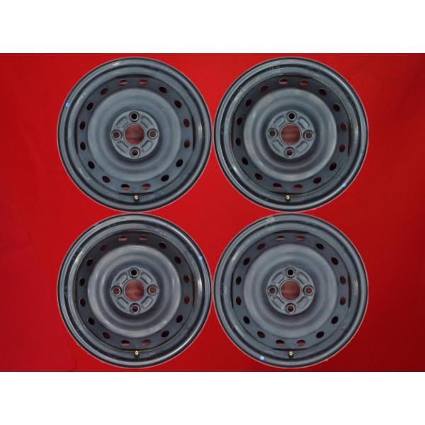 ノーマルタイヤ&スチールホイール　4本 激安 4本SET】スズキ スイフト ZC83S系 純正 スチール 鉄ホイール 鉄
