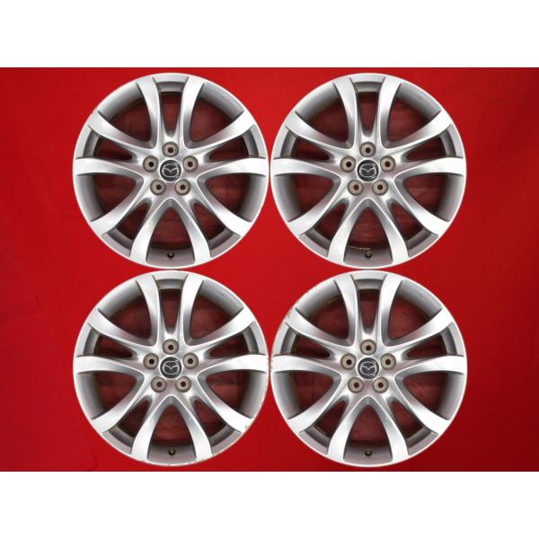 【激安 4本セット】マツダ アテンザ GJ系 純正 アルミホイール 中古品 19インチ 7.5J インセット+45 PCD114.3 5穴 ハブ径Φ67 cc1