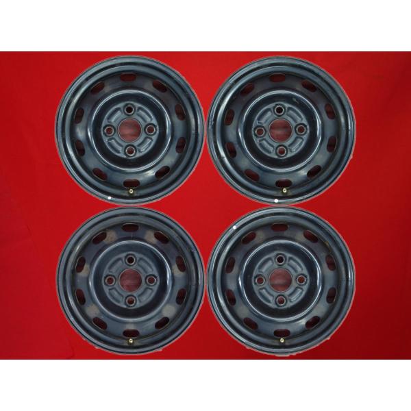 激安 4本セット】ダイハツ 純正 スチール 鉄ホイール 鉄チン 中古品 13