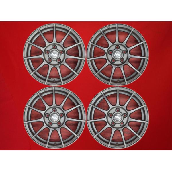 【激安 4本セット】MSW 85 アウディ・A1用 アルミホイール 中古品 15インチ 6J インセット+30 PCD100 5穴 ハブ径Φ57 グレー ガンメ