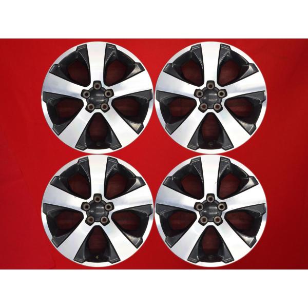 【激安 4本SET】スバル XV ハイブリッド GPE 純正 5スポーク アルミホイール 中古品 17inch 7J インセット+48 PCD100 5穴 ハブ