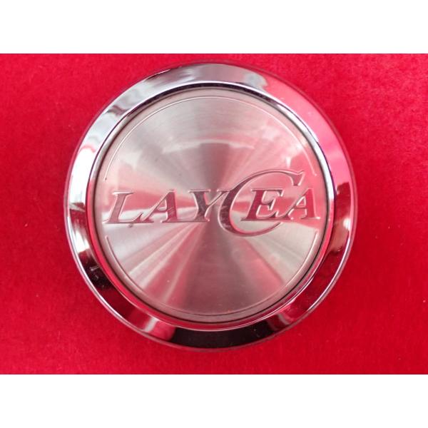 1枚 LAYCEA 社外 中古 センターキャップ センターカバー エンブレム