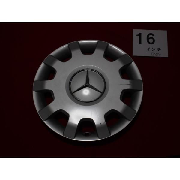 1枚 ベンツ メルセデス BENZ 16インチ 純正 中古 フルホイールキャップ