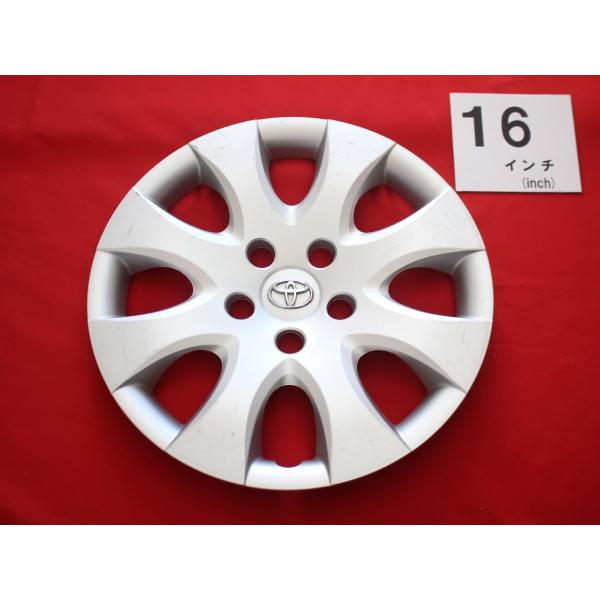 1枚 トヨタ プリウスα 16インチ 純正 中古 フルホイールキャップ 