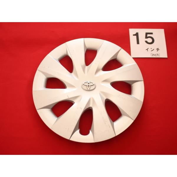 1枚 トヨタ スペイド WM 15インチ 純正 中古 フルホイールキャップ