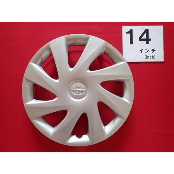1枚 スバル ステラ 14インチ 純正 中古 フルホイールキャップ センター