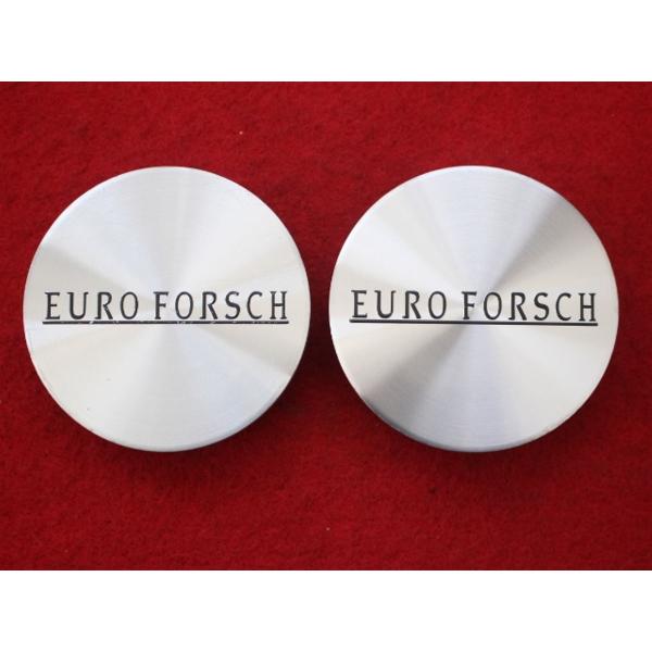 2枚 EURO FORSCH 社外 中古 ホイール センターキャップ センターカバー