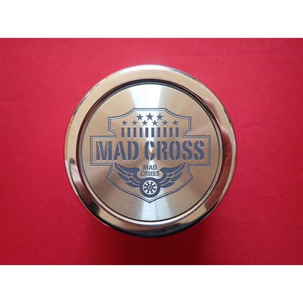 1枚 MAD CROSS 社外 中古 ホイール センターキャップ センターカバー