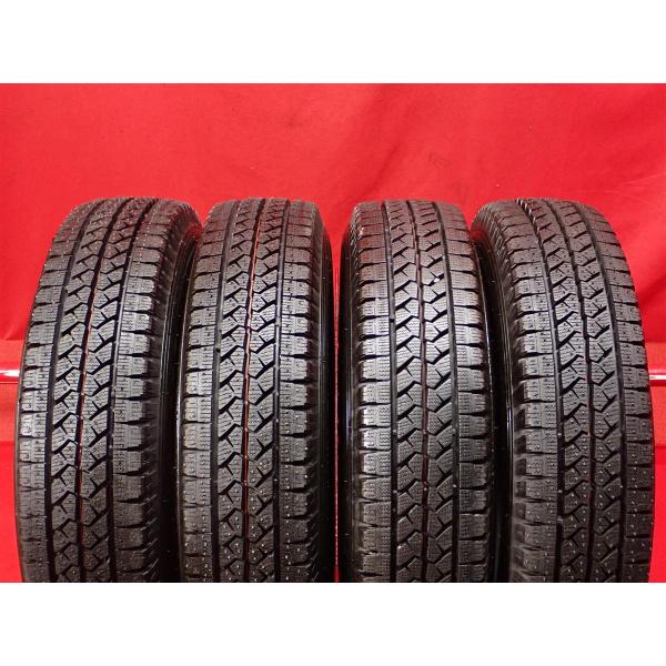 バリ溝】155/80R14 88/86N LT スタッドレスタイヤ 4本 ブリヂストン 