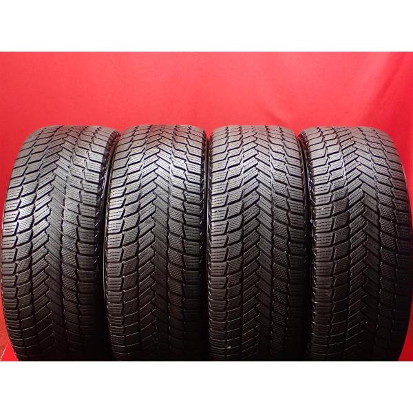 【希少品】255/55R19 111T 4本 冬用 スタッドレスタイヤ 《ミシュラン X-ICE SNOW SUV》 8.5分山 レクサスLM アウディQ7 s